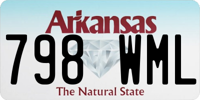 AR license plate 798WML
