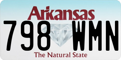AR license plate 798WMN