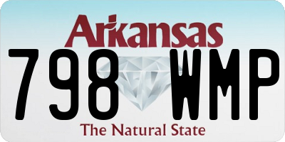 AR license plate 798WMP