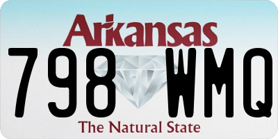 AR license plate 798WMQ