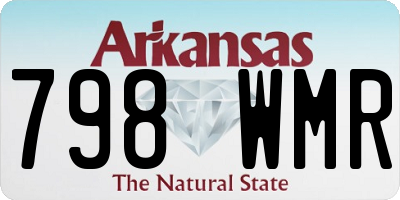 AR license plate 798WMR