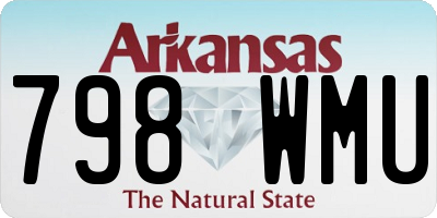 AR license plate 798WMU