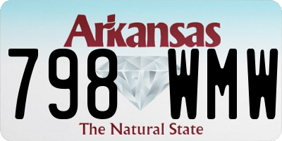 AR license plate 798WMW