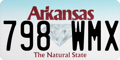AR license plate 798WMX