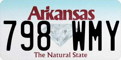 AR license plate 798WMY