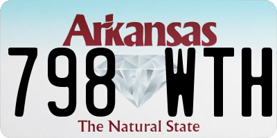 AR license plate 798WTH