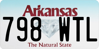 AR license plate 798WTL