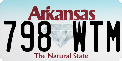 AR license plate 798WTM