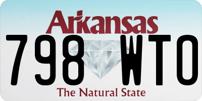 AR license plate 798WTO
