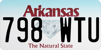 AR license plate 798WTU