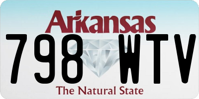 AR license plate 798WTV