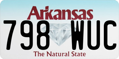 AR license plate 798WUC
