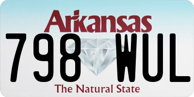 AR license plate 798WUL