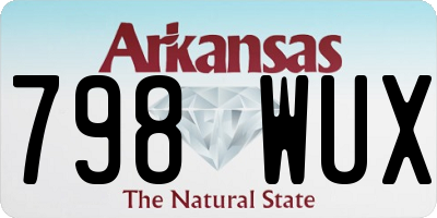 AR license plate 798WUX