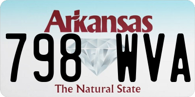 AR license plate 798WVA