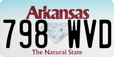 AR license plate 798WVD