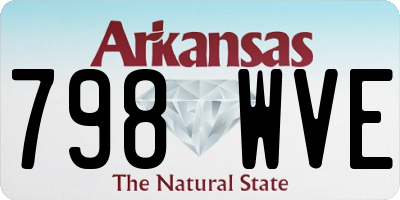 AR license plate 798WVE