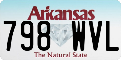 AR license plate 798WVL