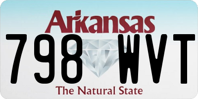 AR license plate 798WVT