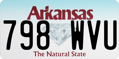 AR license plate 798WVU