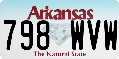 AR license plate 798WVW
