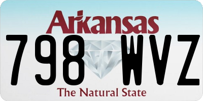 AR license plate 798WVZ