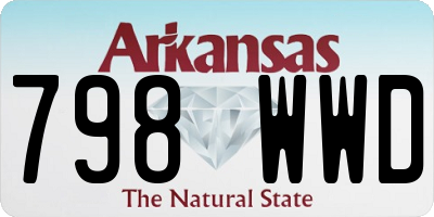 AR license plate 798WWD