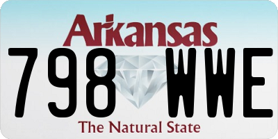 AR license plate 798WWE