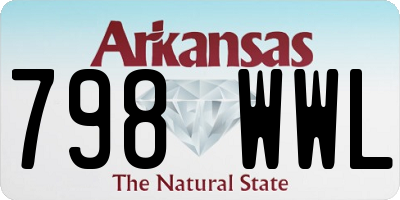 AR license plate 798WWL