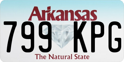 AR license plate 799KPG