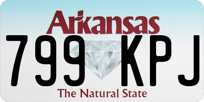 AR license plate 799KPJ