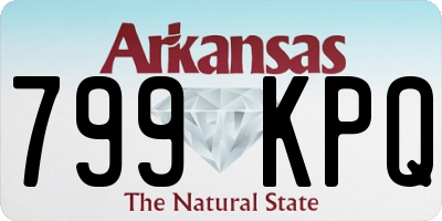 AR license plate 799KPQ