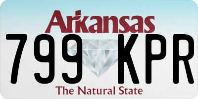 AR license plate 799KPR