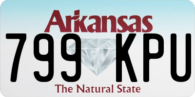 AR license plate 799KPU