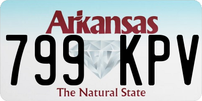 AR license plate 799KPV