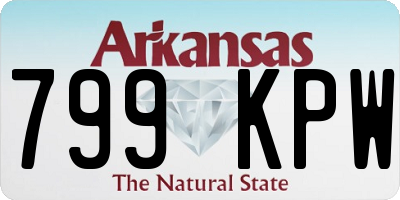 AR license plate 799KPW
