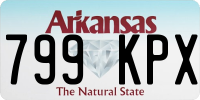 AR license plate 799KPX