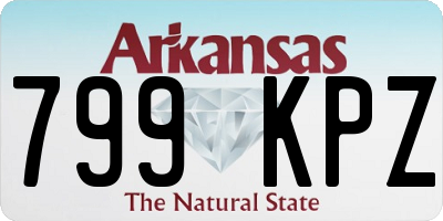 AR license plate 799KPZ