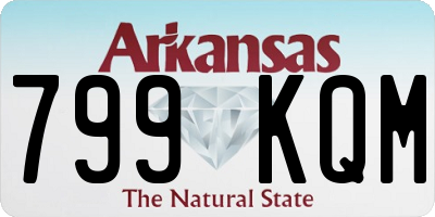 AR license plate 799KQM