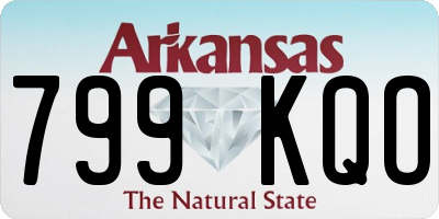 AR license plate 799KQO