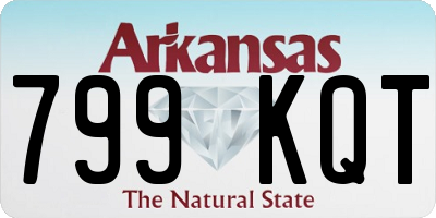 AR license plate 799KQT