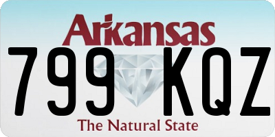 AR license plate 799KQZ