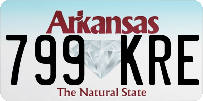 AR license plate 799KRE