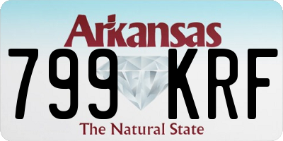 AR license plate 799KRF