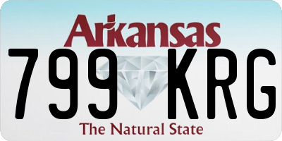 AR license plate 799KRG