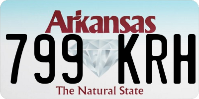 AR license plate 799KRH