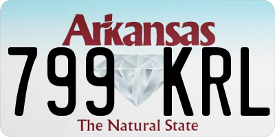 AR license plate 799KRL