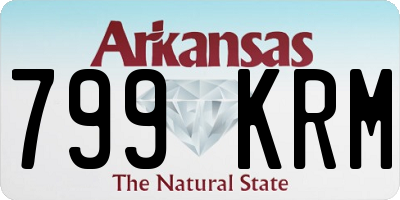 AR license plate 799KRM