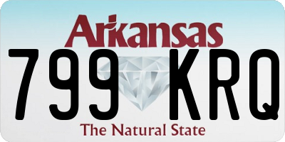 AR license plate 799KRQ