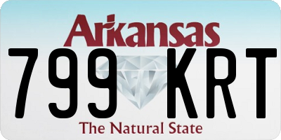 AR license plate 799KRT